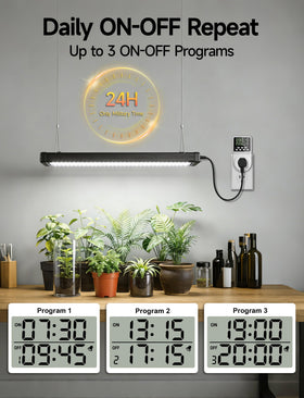 Techbee indoor timer digital display showing clear digits for quick setup