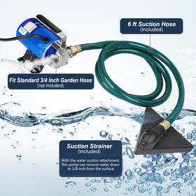 TecHome in-use example with aquarium maintenance and water transfer tasks.