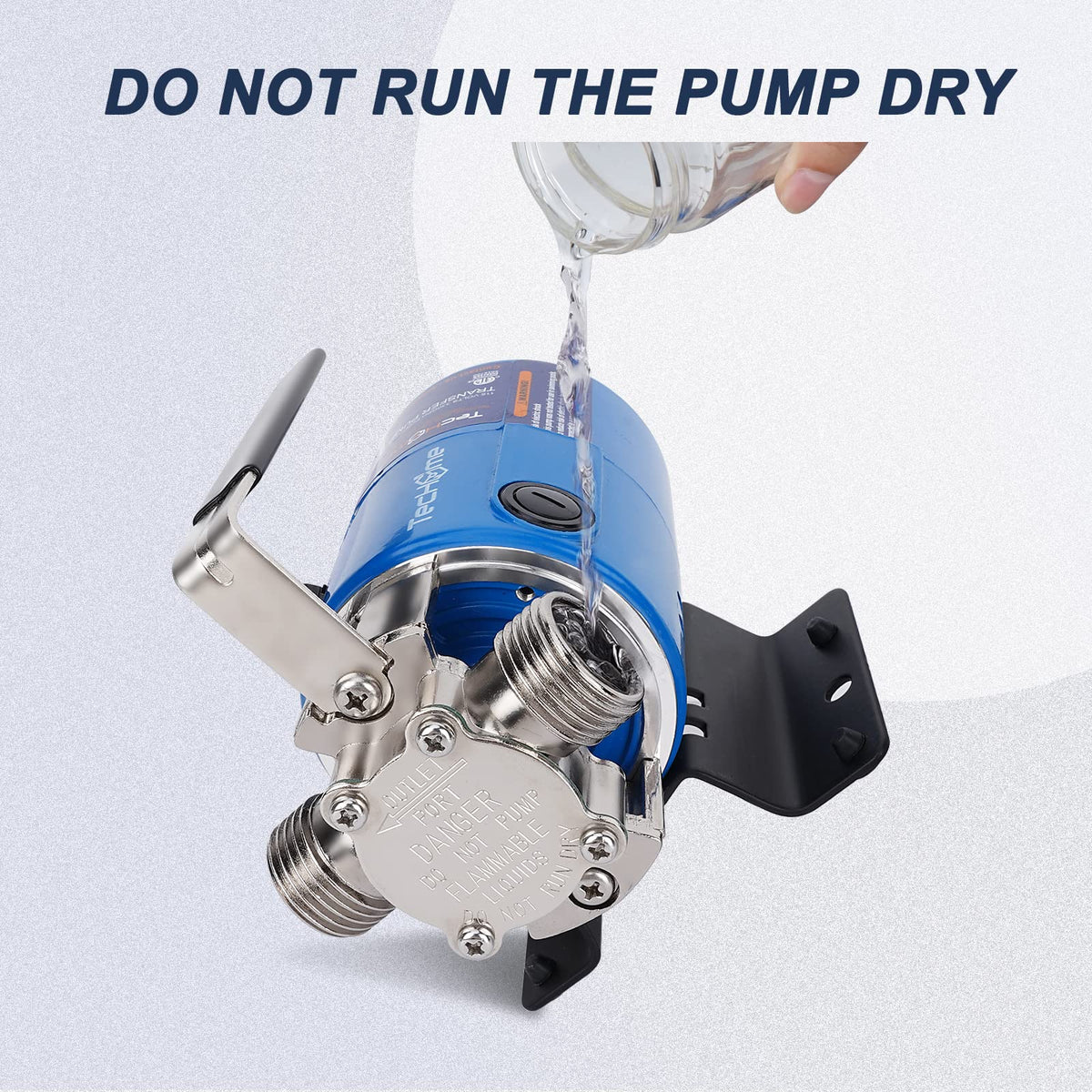 TecHome discharge port provides controlled outflow.