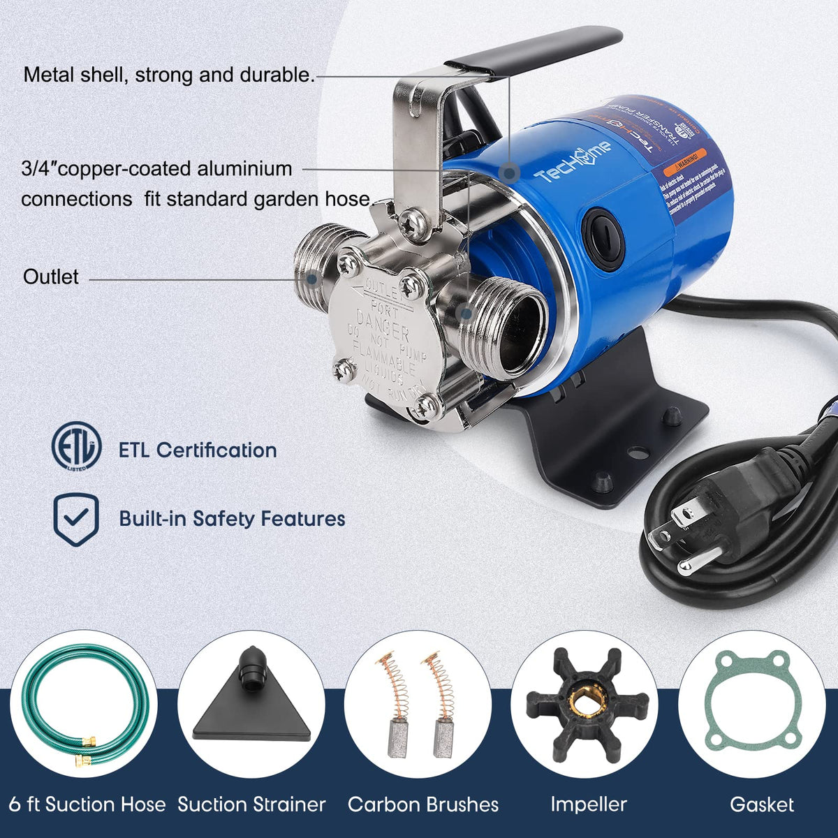 TecHome impeller-kit for continued pumping performance.