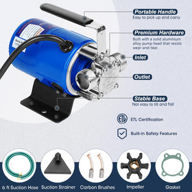TecHome suction hose attachment enables water removal down to 1/8 inch.