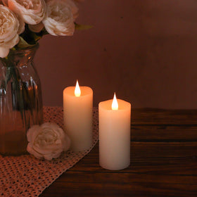TechLong LED candle with 3D moving flame for centerpiece