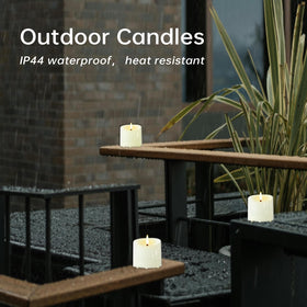 TechLONG battery-operated candles deliver 600+ hours of life.