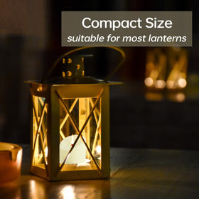 TechLONG IP44 waterproof candles withstand outdoor weather.