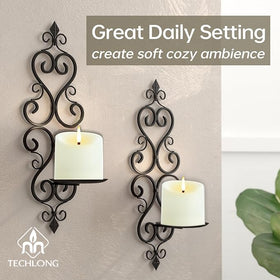 TechLONG ivory plastic candles offer safe, wax-free home decor.