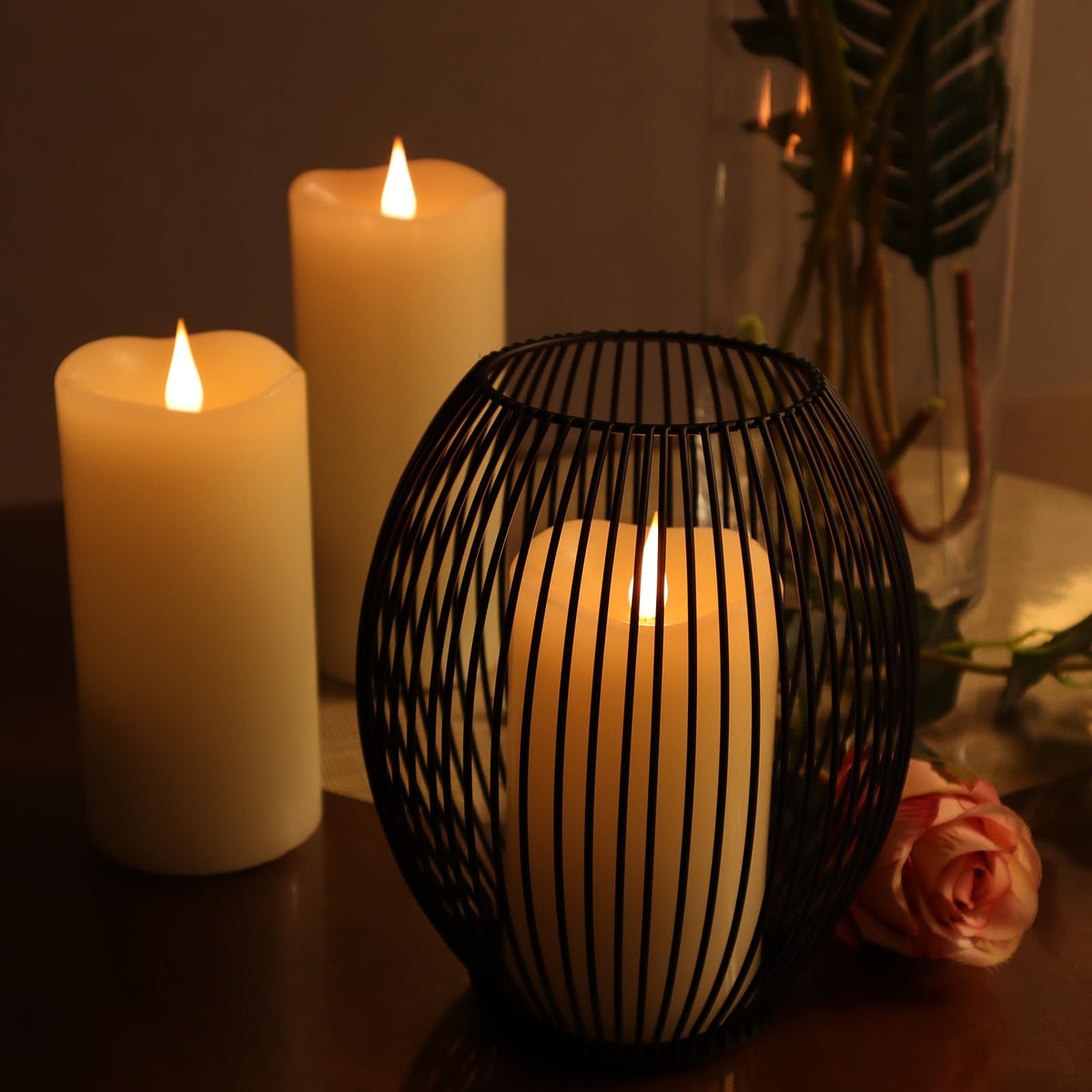TechLong safe table decor for dinners and events.