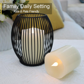 TECHLONG wedding centerpiece candle creates romantic ambiance.