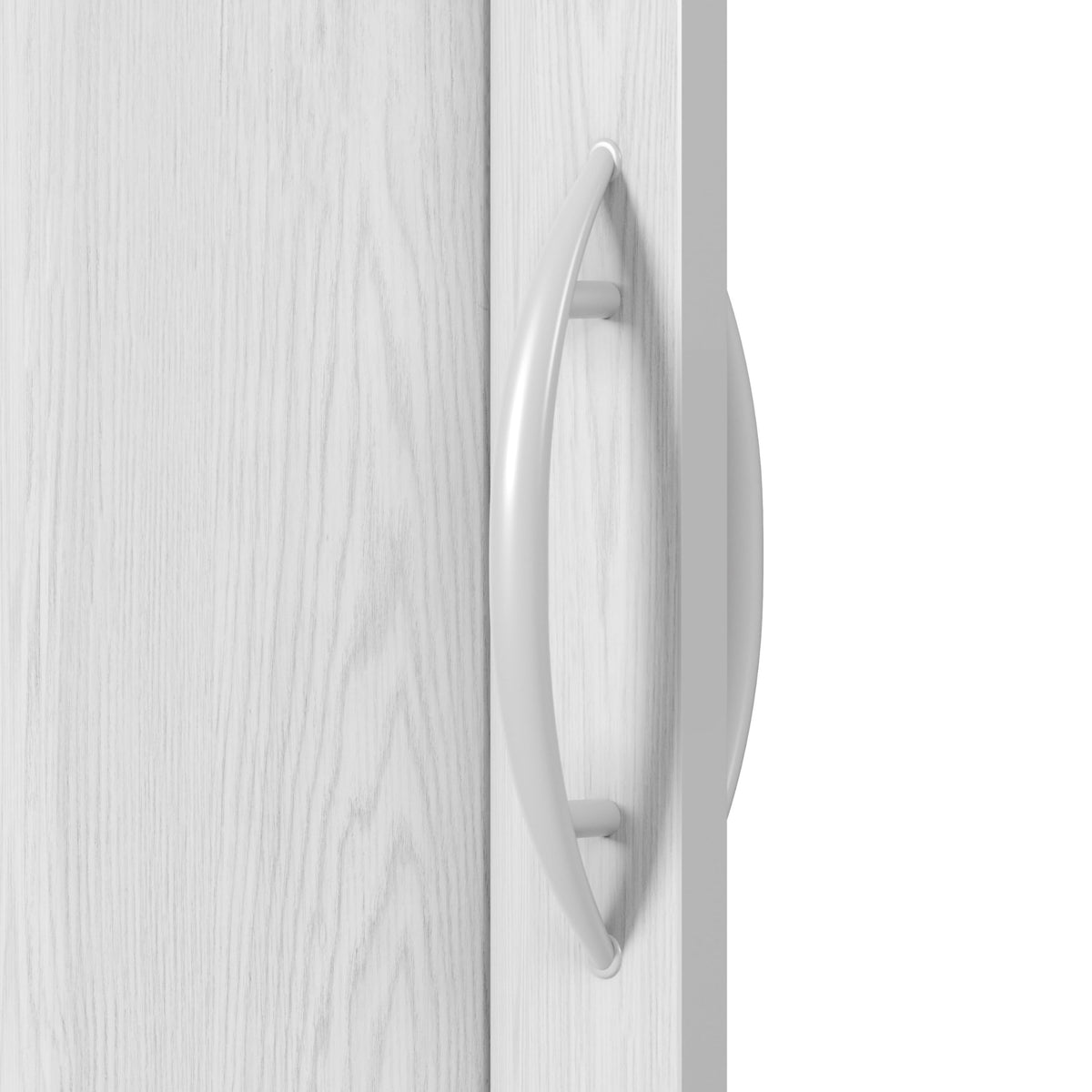 Techni Home magnet and striker plate ensure secure closing.
