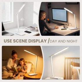 TECHNOVA LED Desk Lamp with 45-minute timer for energy-saving sessions