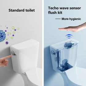 TECHO hands-free design promotes hygiene and convenient use in busy bathrooms.