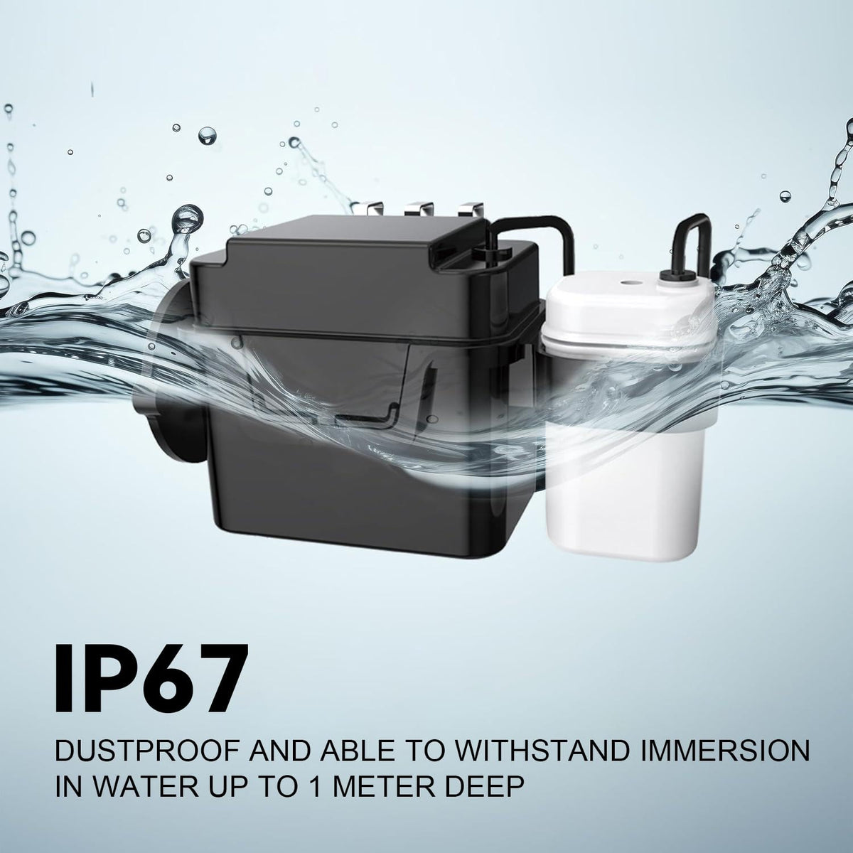 TECHO prevents phantom flushes with customizable activation range.