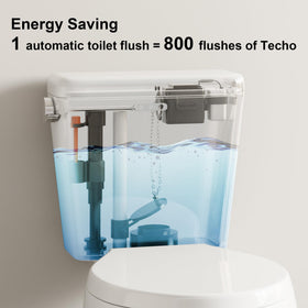 TECHO universal-fit flush kit for most standard toilets.