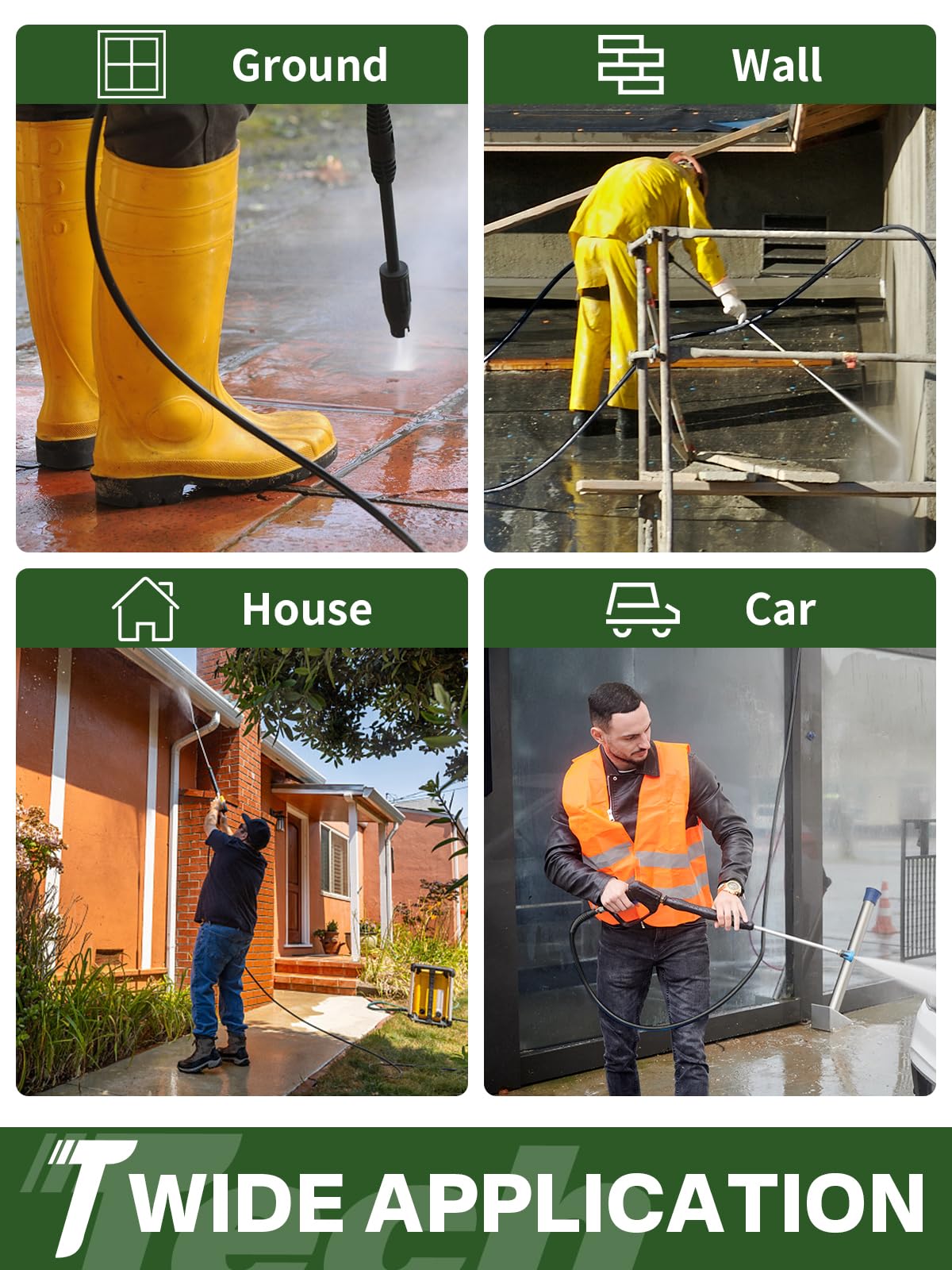 Ergonomic, maneuverable hose design for easier handling