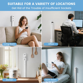 TECHY extender with damage-free mount secures to wall surfaces