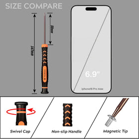 TECKMAN magnetic tips hold tiny screws during repairs