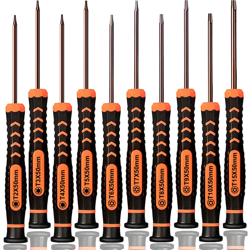 TECKMAN torx screwdriver set with sizes T2–T3 for precise electronics work