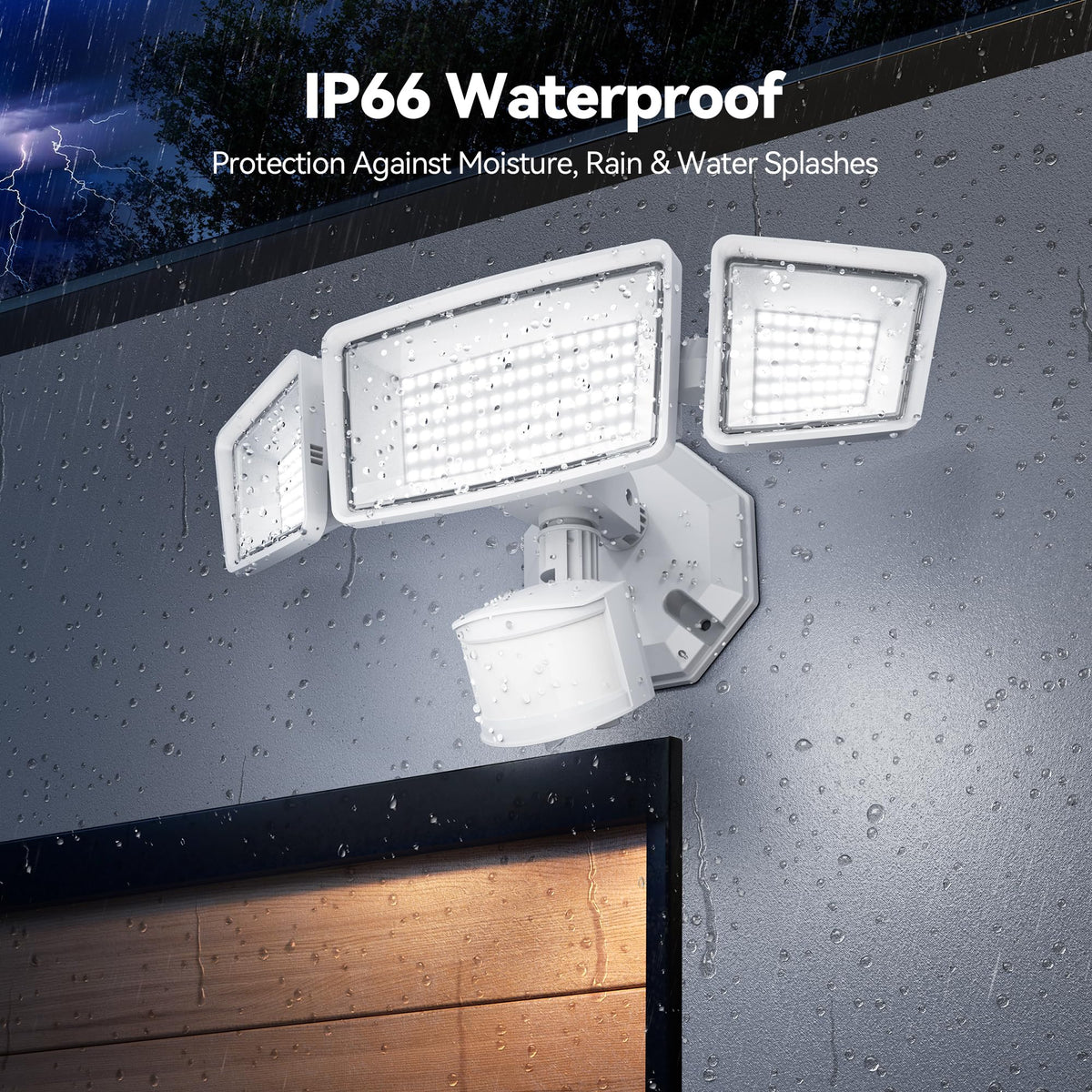 TECKNET four-mode dusk-to-dawn and motion-sensing options.