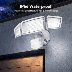 TECKNET four-mode dusk-to-dawn and motion-sensing options.