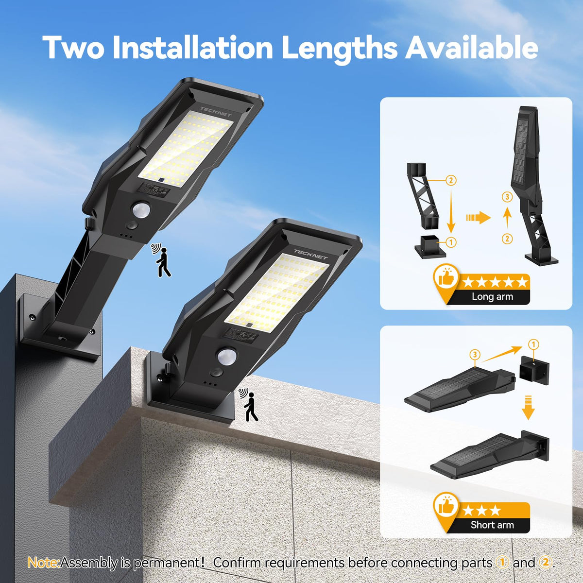 TECKNET remote control lets you adjust settings from afar.