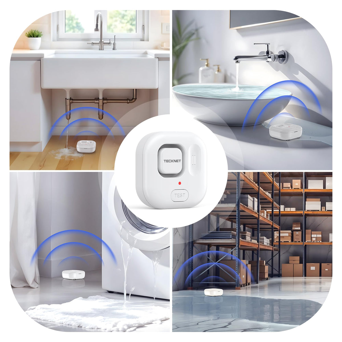 TECKNET long-lasting battery life with low power alert