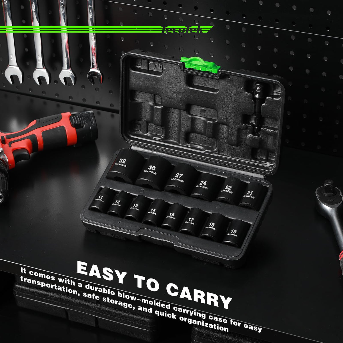 TecoTek black phosphate finish protects tools in harsh environments