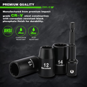TecoTek drill adapter in 1/2 inch for drill-assisted work