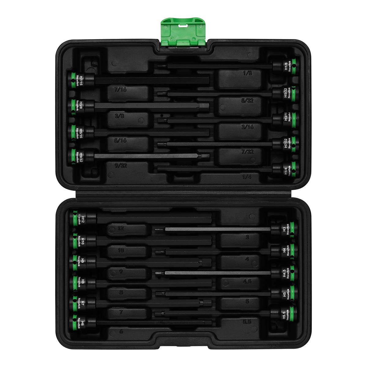 TecoTek 6 inch extra-long Allen key sockets for obstructed fasteners.