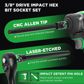 TecoTek SAE and metric sizes cover diverse repair jobs.