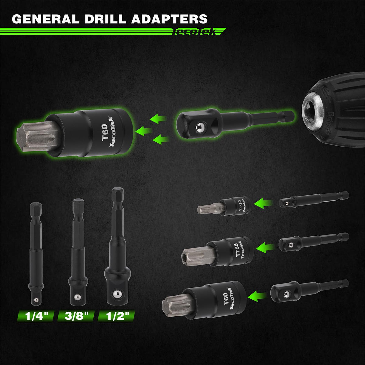 TecoTek tamper-proof Torx sockets protect fasteners during demanding tasks.