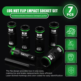 TecoTek 3-inch extension bar ready for deep lug nuts