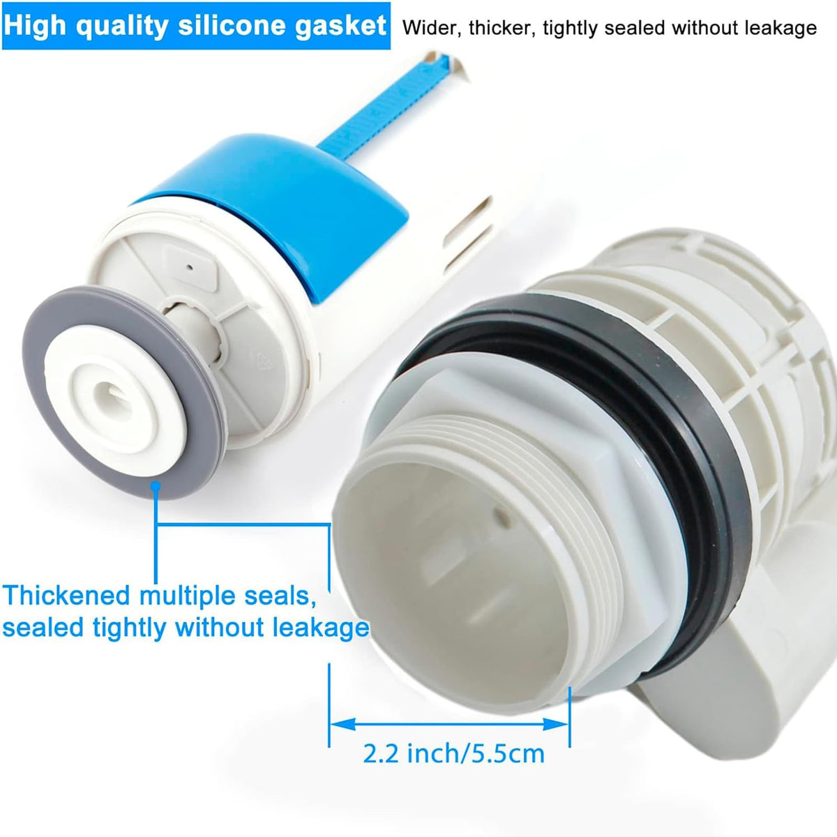 TECETOOL easy 10-minute installation on a two-piece toilet