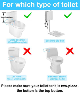 TECETOOL toilet flush valve close-up with silicone washer for durability