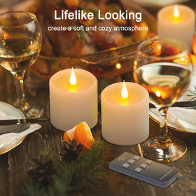 Tediselu battery candles deliver 600+ hours of soft light