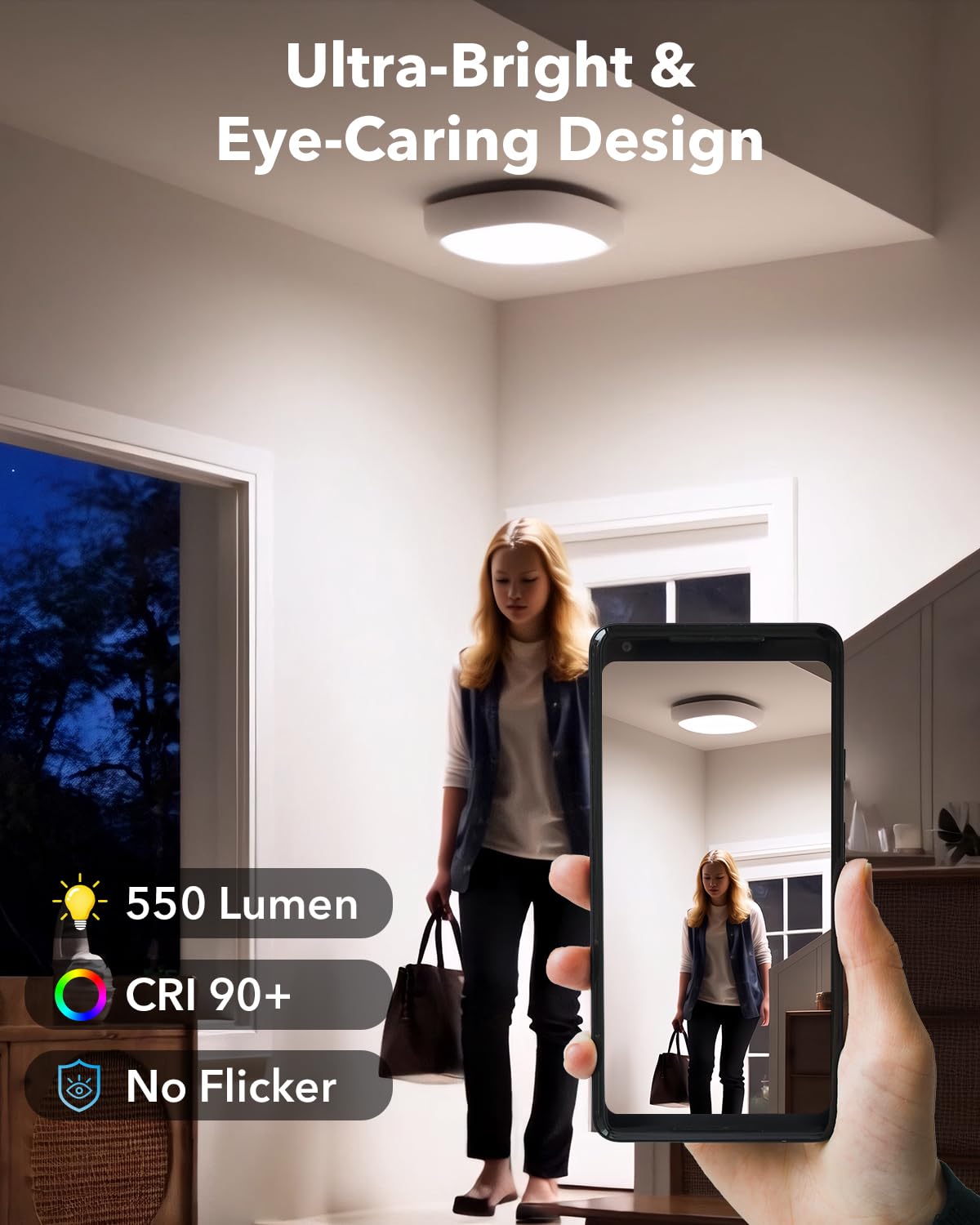 Tedmos 550 lumen CRI90 light reveals true colors.