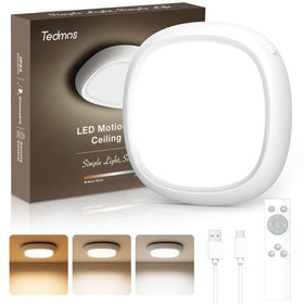 Tedmos rechargeable shower light installation in shower for bright hands-free illumination.