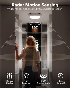 Tedmos wireless ceiling light with remote control for easy adjustments.