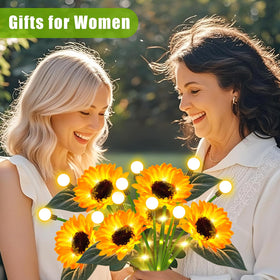 TEDOF solar sunflower dusk sensor activation ensures automatic dusk-to-dawn lighting.