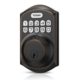 TEEHO TE001 keypad front door for quick, secure access.