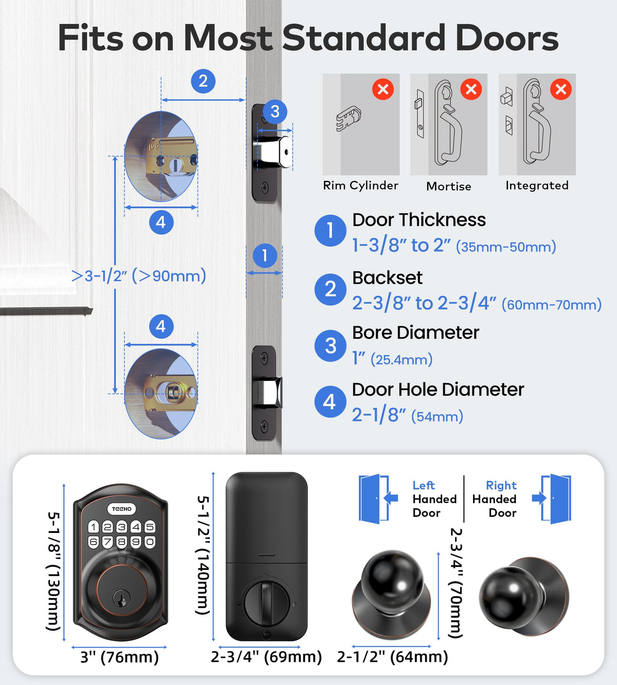 TEEHO TE001K long-lasting battery indicator helps plan replacements