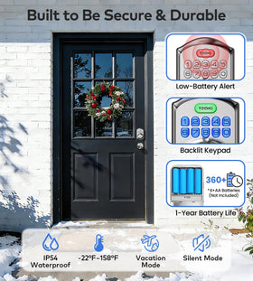 TEEHO TE001K weatherproof body illustrates durable, outdoor-ready construction.