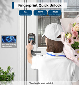 TEEHO TE002 auto-lock function secures door after closing