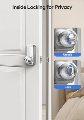 TEEHO TE003 interior knob for quick privacy from inside.
