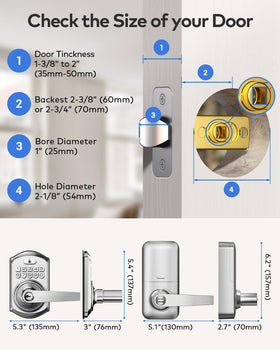 TE004 durable zinc alloy body built for long-lasting security