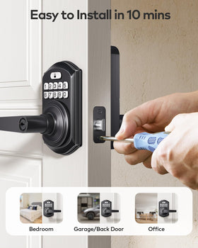 TEEHO TE004 easy installation for left or right-handed doors