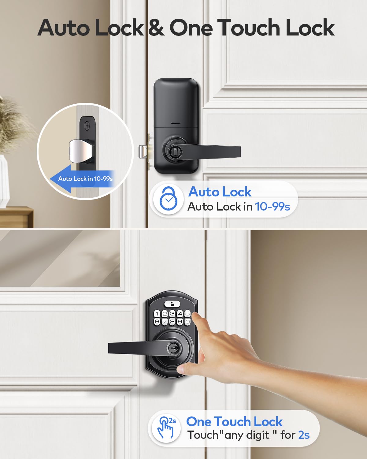 TEEHO TE004 one-time code use illustrates temporary access for guests
