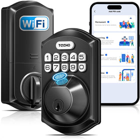 TEEHO TE012W front-door smart lock for secure keyless entry