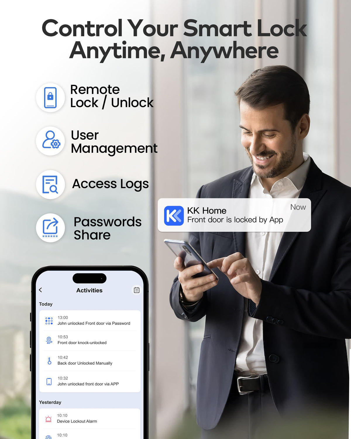 TEEHO TE012W Wi‑Fi setup app for remote door control
