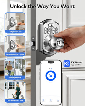 TEEHO TE018 keyless entry handle enhances secure, convenient entry for busy households.