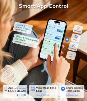 TEEHO TE019 app control dashboard demonstrates convenient remote access management