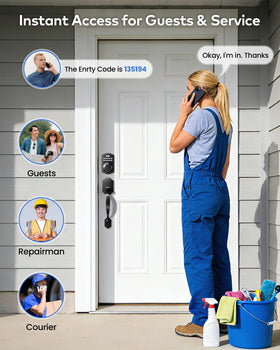 TEEHO TK001H badge shows ANSI Grade 3 durability for outdoor use.